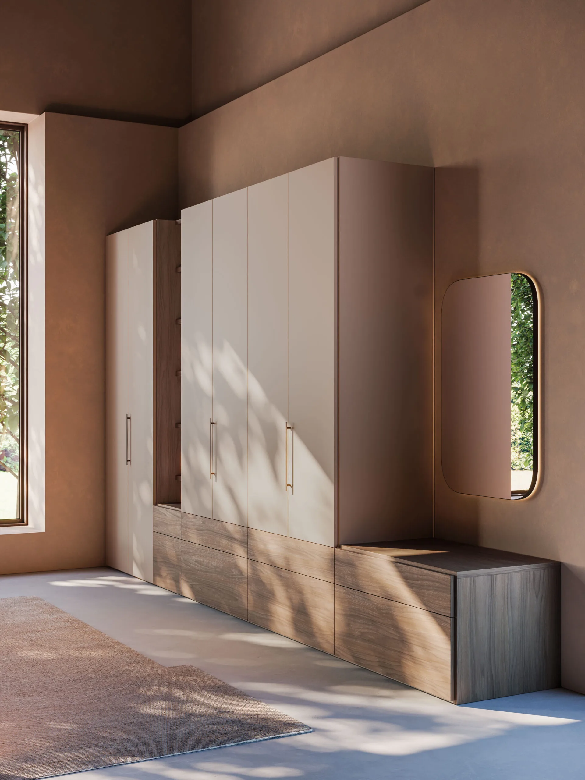 Chambre et dressing sur mesure à Biarritz